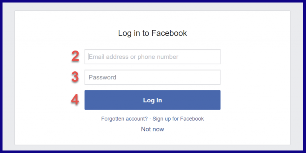Log in to Facebook account to log in ExpertOption
